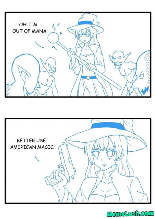 American magic. American magic.