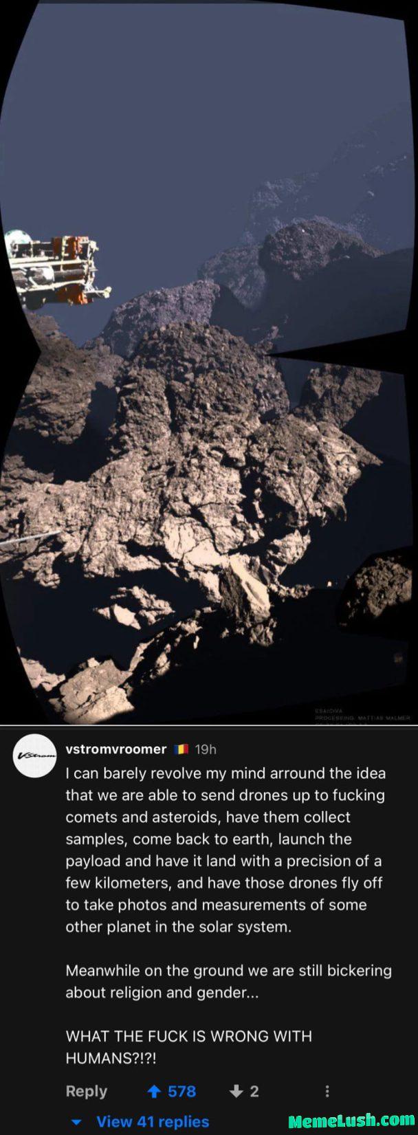 I’m here just for the comments