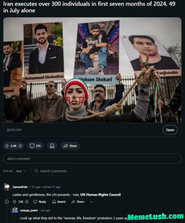 F the UN for helping Iran spread Isl@m to the world.