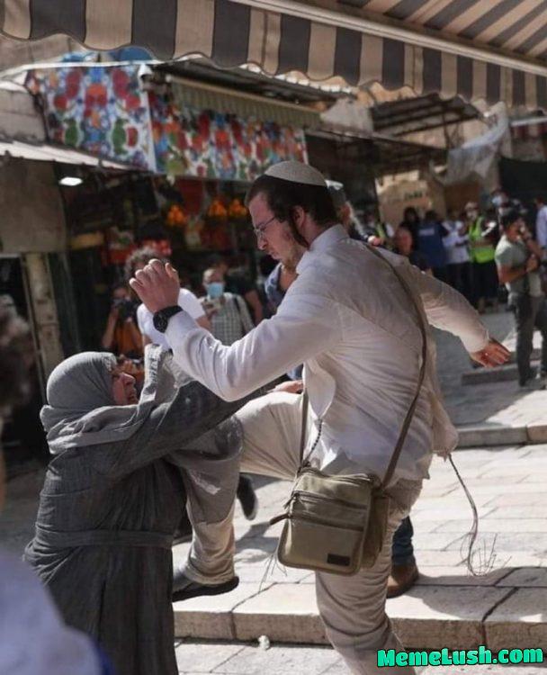 Jewjitsu in action.