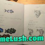 Started Dredge and thought I’d make my own encyclopedia of the fishes from the game