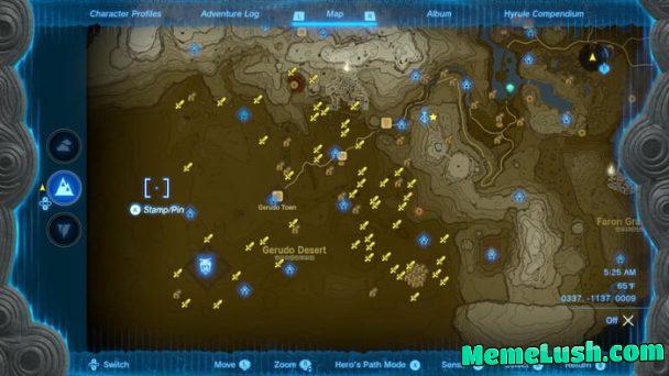 Electric Lizalfos Locations in Gerudo Desert