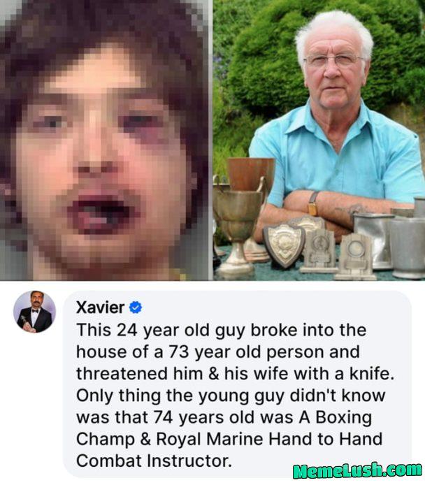 He pixelised the shit out of him
