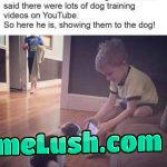 The dog is supportive, at least