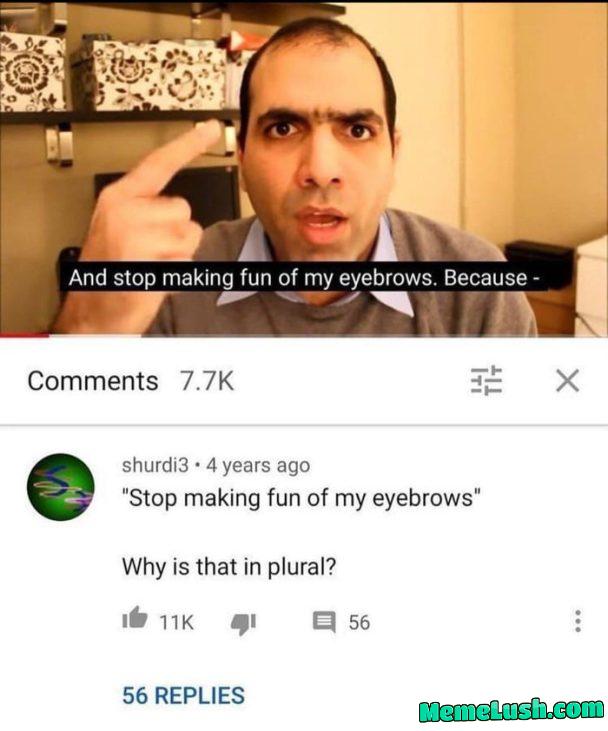 Why is that in plural? Why is that in plural?