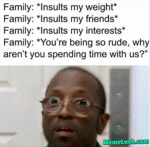 Family is not always healthy
