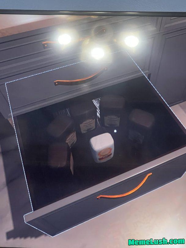 Love developers with a raunchy sense of humor! Found this snooping through kitchen cabinets. Love developers with a raunchy sense of humor! Found this snooping through kitchen cabinets.