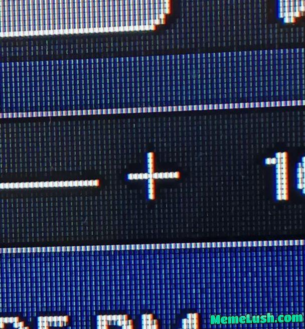 The Zoom button in Excel is longer on the right side by 1 pixel