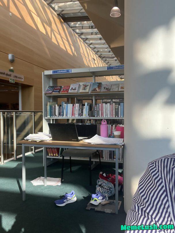 Maâam this is a public library. Maâam this is a public library.