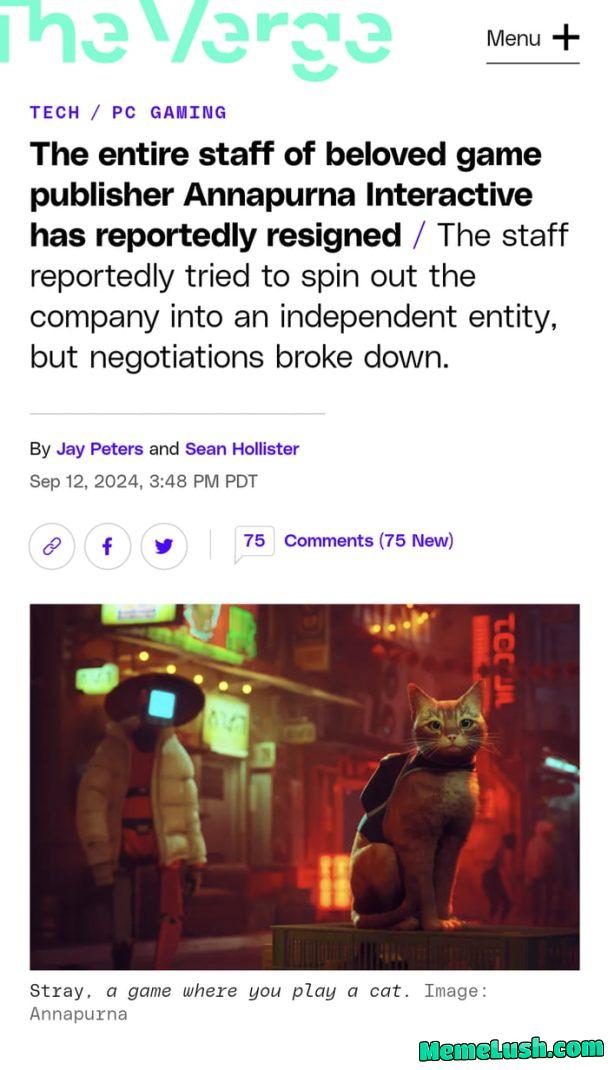 I hope they form their own gaming studio and be successful. I hope they form their own gaming studio and be successful.