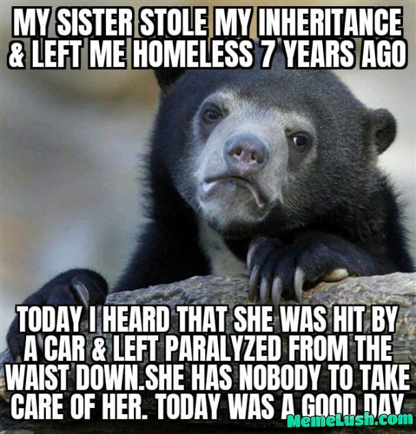 Maybe karma is real.