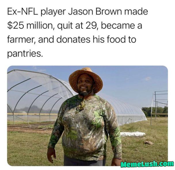 From the NFL to Farm Fields From the NFL to Farm Fields
