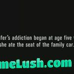 An actual unedited graphic from TLC’s, “My Strange Addiction,” (Season 5, Episode 3) which made me burst out laughing. Jennifer had zero chill.