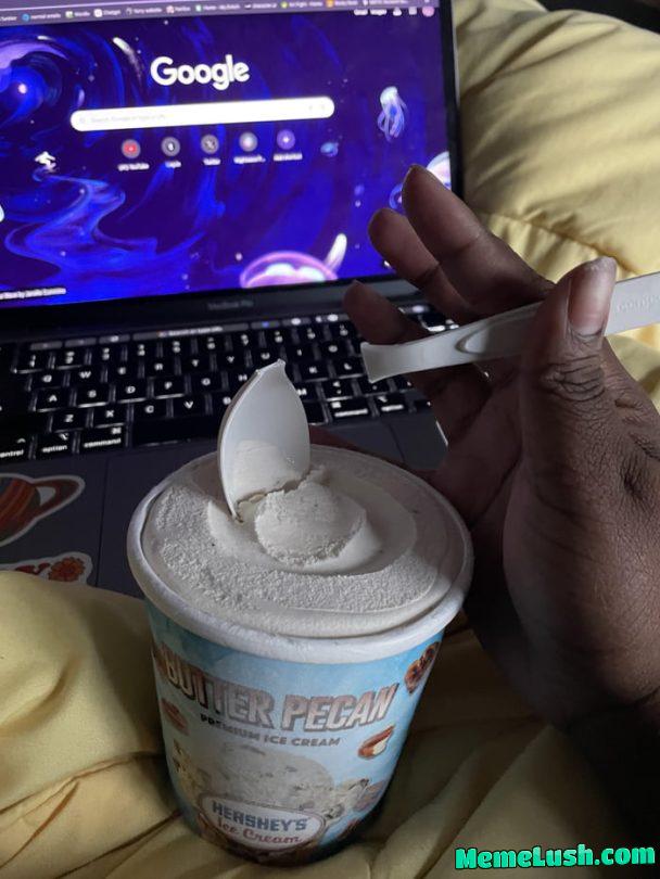 Probably should’ve used a stronger spoon…