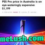 The price of the PS5 Pro in Australia. The disc drive is another 9 (sold out).