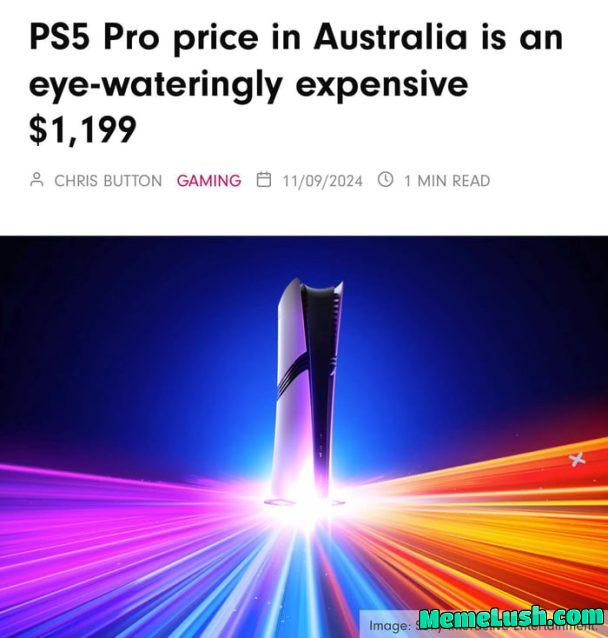 The price of the PS5 Pro in Australia. The disc drive is another 9 (sold out). The price of the PS5 Pro in Australia. The disc drive is another 9 (sold out).