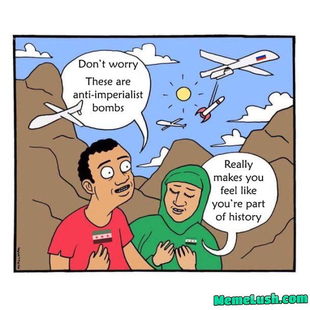 Syrians and Ukrainians have a common hatred of Russia for a reason. Syrians and Ukrainians have a common hatred of Russia for a reason.