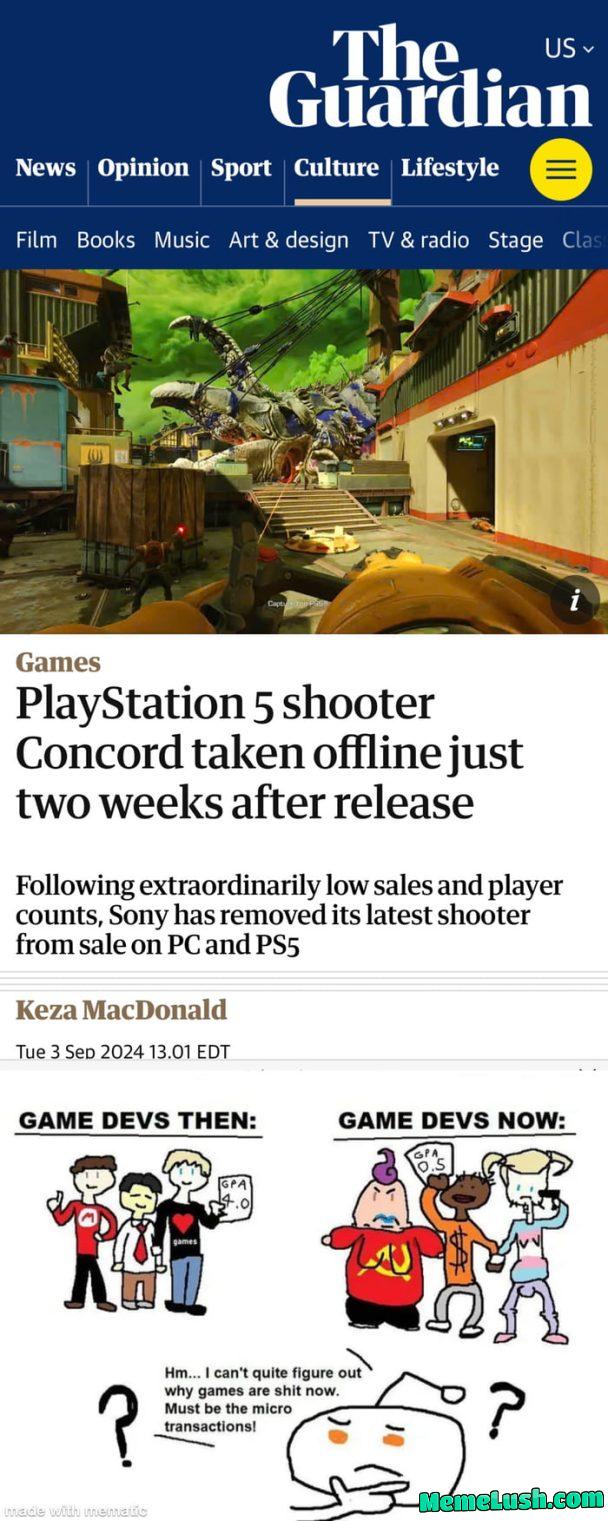 Ah yes the “micro transactions” oh wait here’s one “it’s 40 dollars” and another one “it’s a live service game” Ah yes the “micro transactions” oh wait here’s one “it’s 40 dollars” and another one “it’s a live service game”