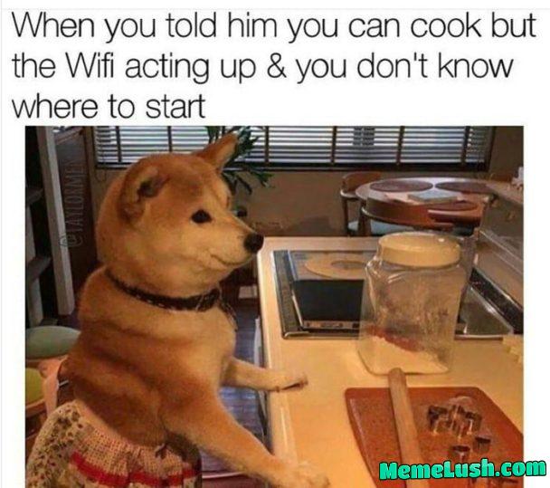 When you told him…