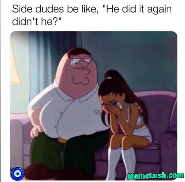 That side dudes be like.