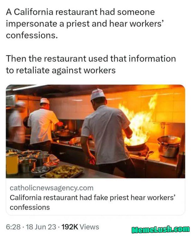 Better call the Vatican… Better call the Vatican…