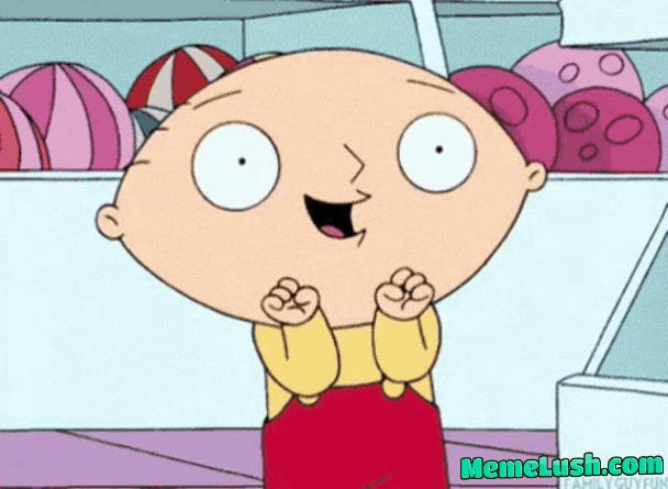 Don’t mind Stewie, today is just his favorite holiday. Don’t mind Stewie, today is just his favorite holiday.