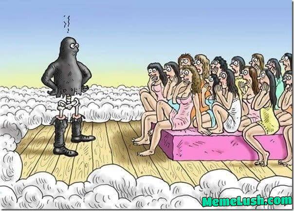 Hezbollah members arriving today to meet the 72 virgins