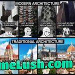 Modern and postmodern architecture is garbage