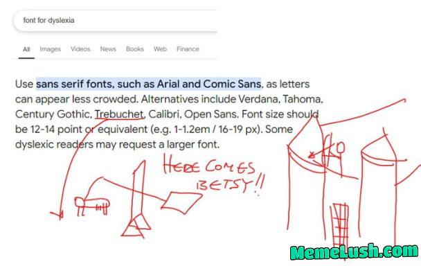 The Trebuchet should stop them having trouble reading The Trebuchet should stop them having trouble reading