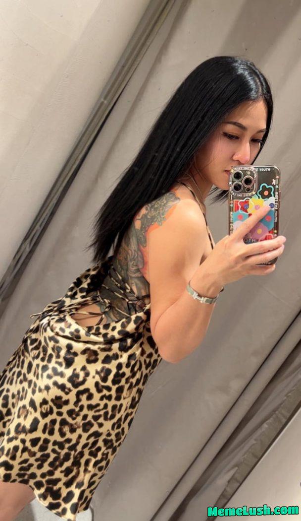 Feeling fierce and a little bit wild in this dress