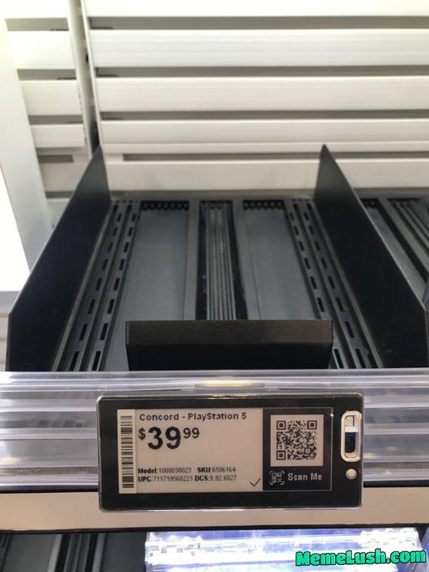 Local stores have now removed physical copies of Concord. Local stores have now removed physical copies of Concord.