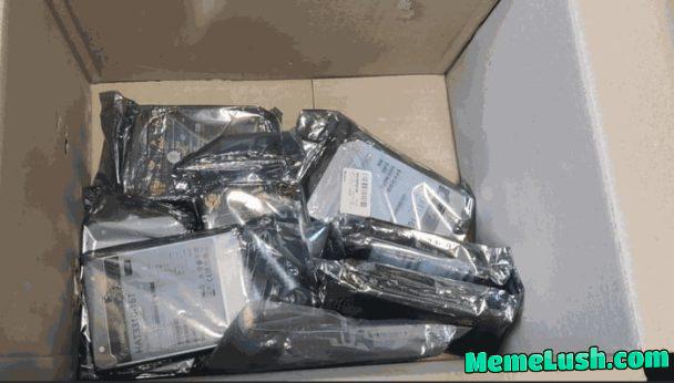 These hard drives were shipped internationally