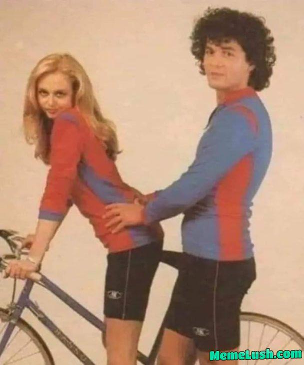 70’s bicycle advertisement….