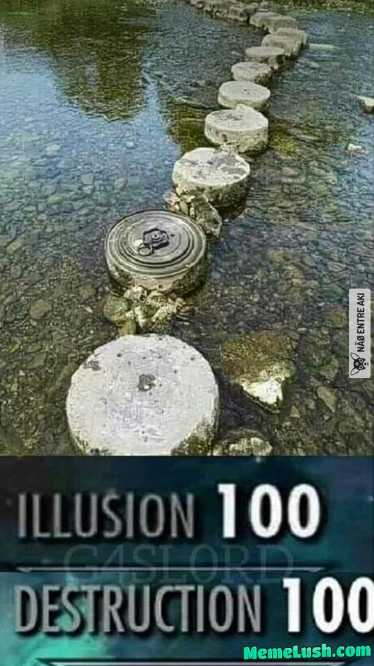 Stepping stones or surprise stones? You decide.