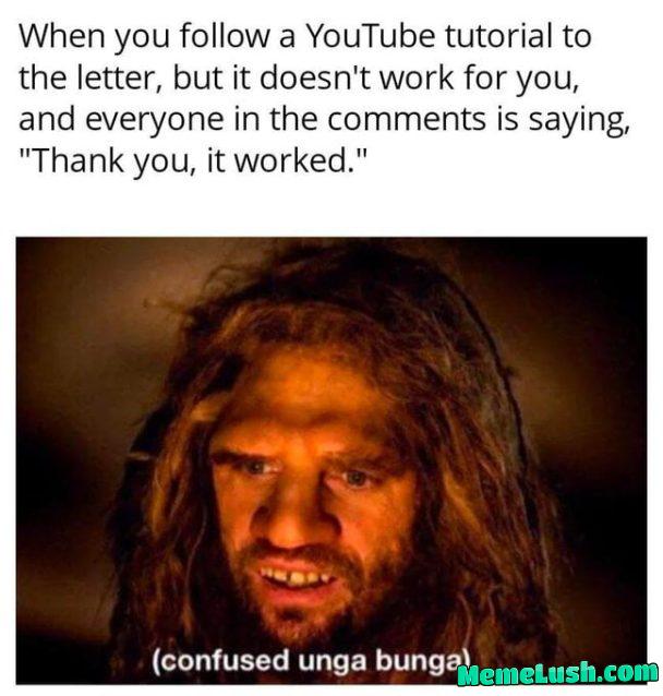 Learning coding from youtube be like Learning coding from youtube be like