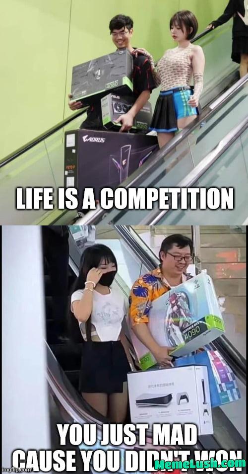 Life is a race and i am the racist.