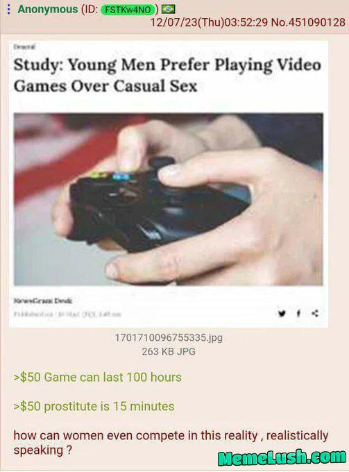 Comparing women to a game!!