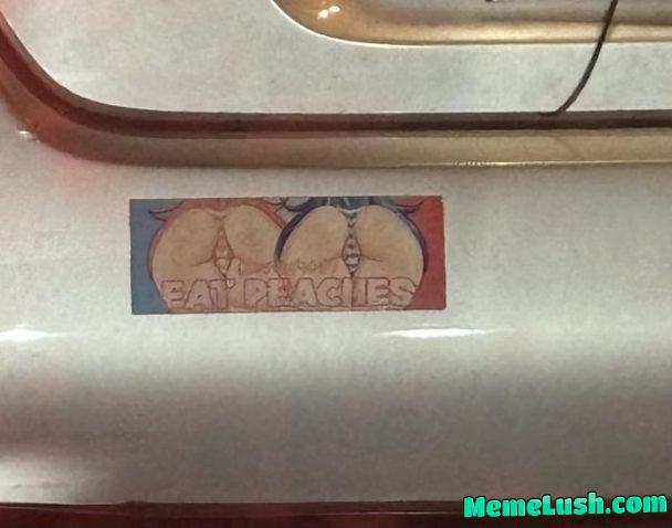 Bumper related bumper sticker