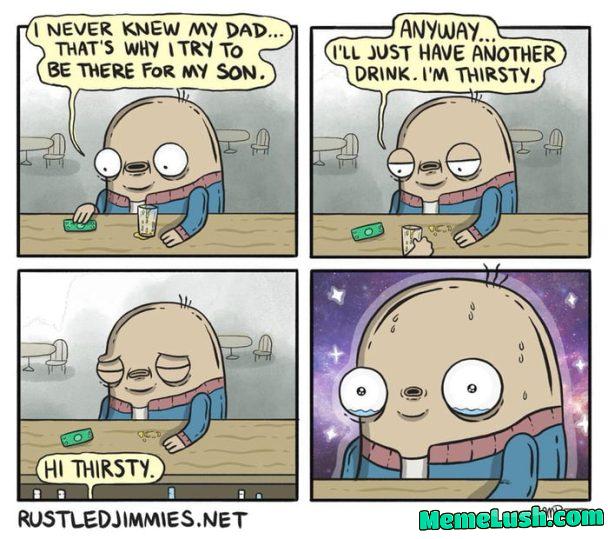 I keep all my jokes in a dad-a-space