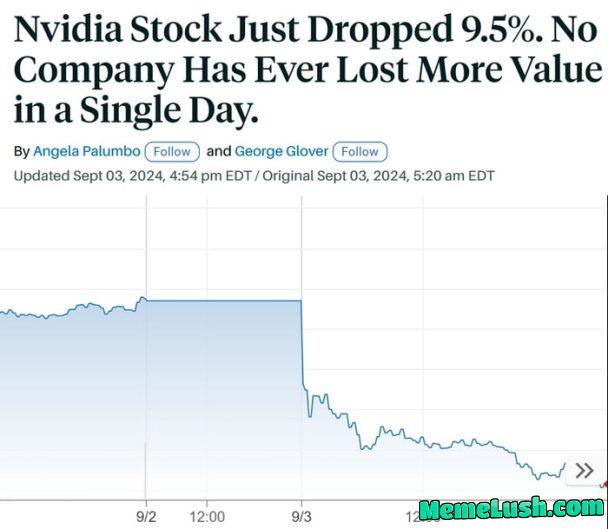 The largest bubble in history is bursting.