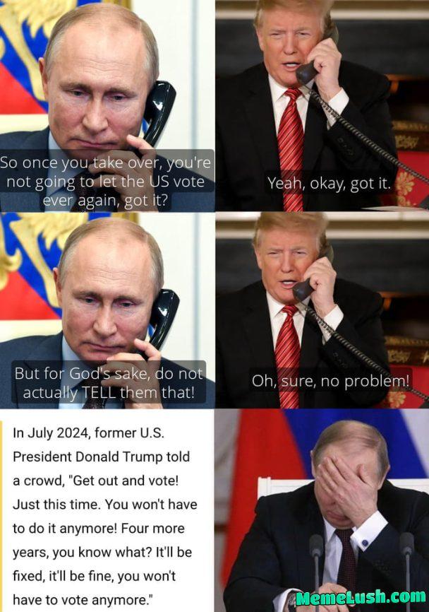 The silver lining is Trump is too stupid to be of any real worth as a russian asset