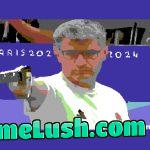 They made a picture of the olympic shooter on a C64 :)