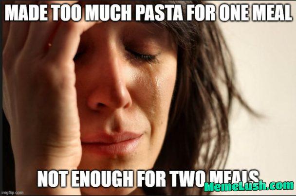 Guess i’m be full of pasta then Guess i’m be full of pasta then