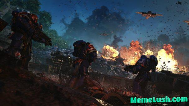 Got SpaceMarines 2 and saw that they had a photo mode Got SpaceMarines 2 and saw that they had a photo mode