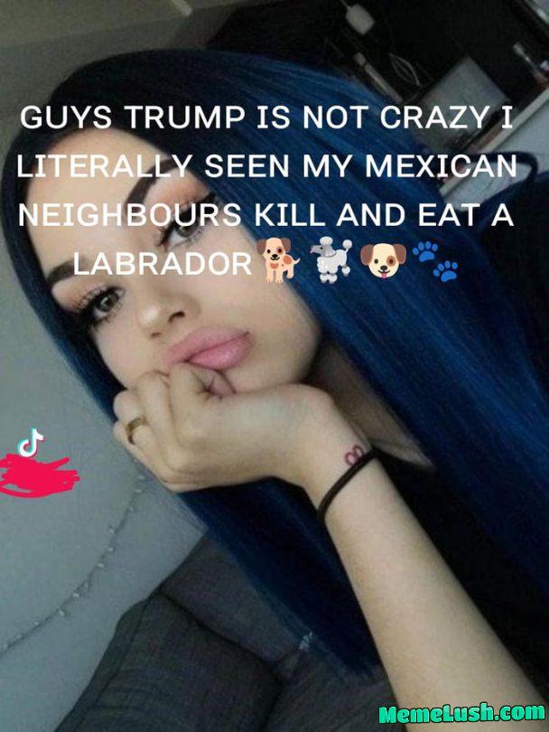 It’s always the ones with blue hair