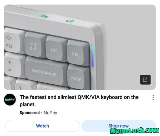 “The slimiest” keyboard