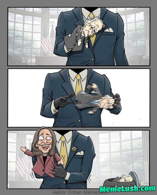Kamala Harris puppet – meme