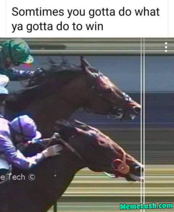 When the win is so close you can taste it.