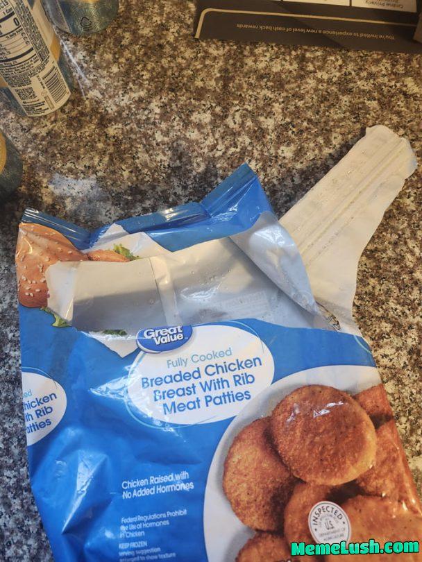 This knockoff ziplock bullshit.