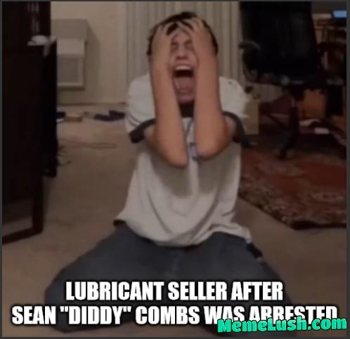 What was he combing with all those lubricants?